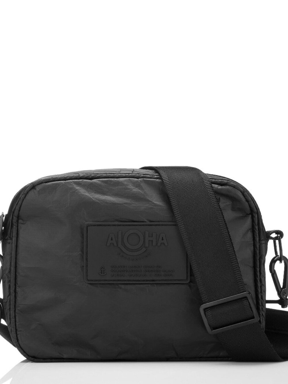 ALOHA Le Tour Monochrome Black Crossbody Bag - Discontinued All Black (EUC)